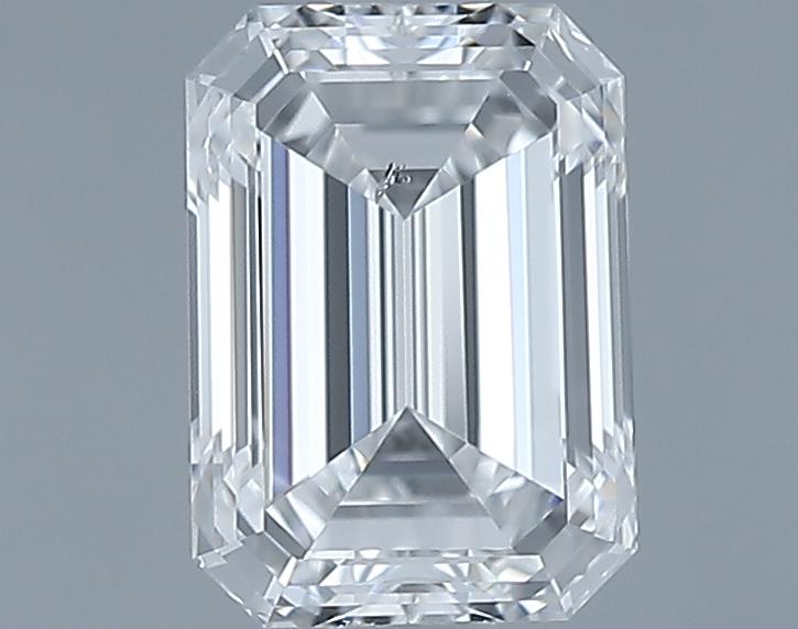 0.71ct Emerald D SI1 Natural Diamond