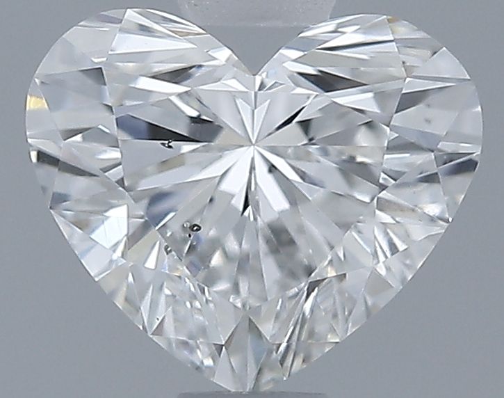 0.7ct Heart F SI1 Natural Diamond