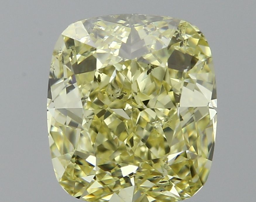1ct Fancy Yellow Cushion Natural Diamond