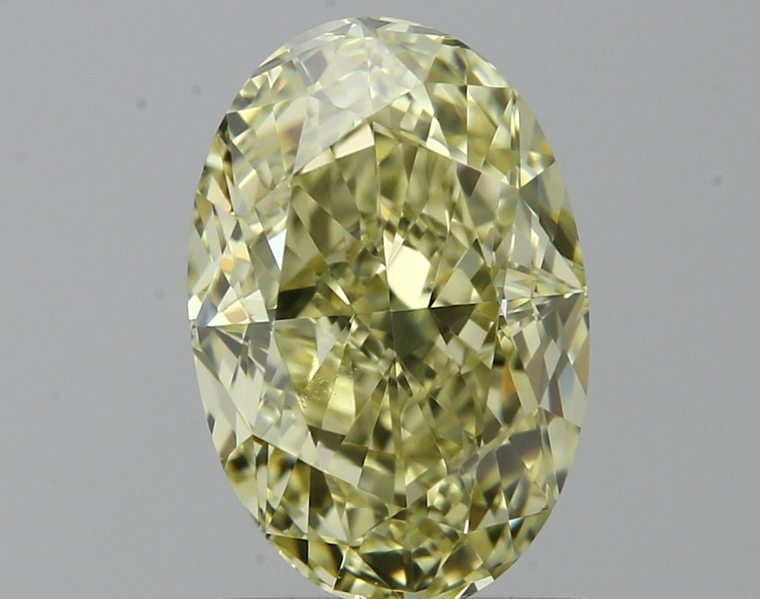 1.3ct Fancy Yellow Oval Natural Diamond