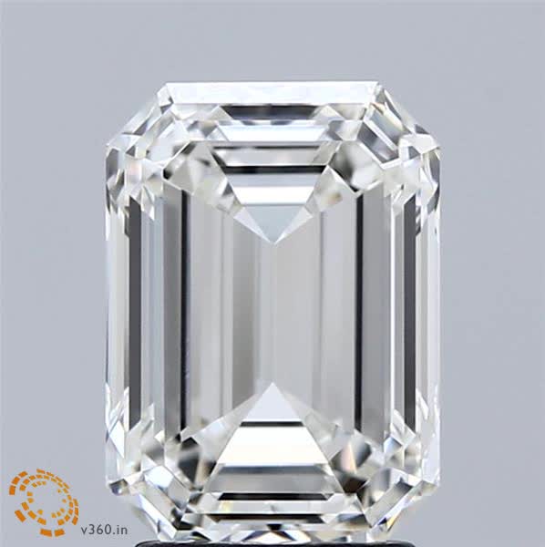 3.14ct Emerald J IF Natural Diamond