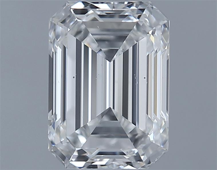 0.63ct Emerald F VS2 Natural Diamond