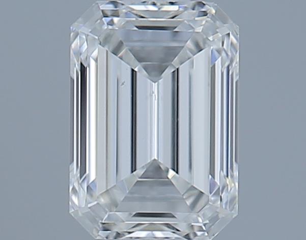 0.6ct Emerald F VS2 Natural Diamond