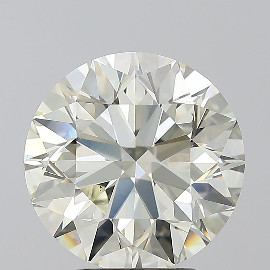 3.71ct Round M VS2 Natural Diamond
