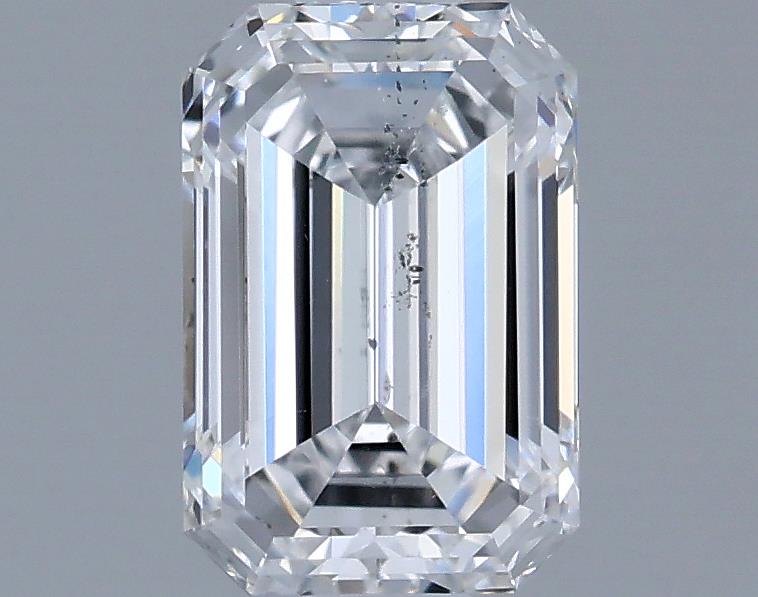 0.7ct Emerald D SI2 Natural Diamond