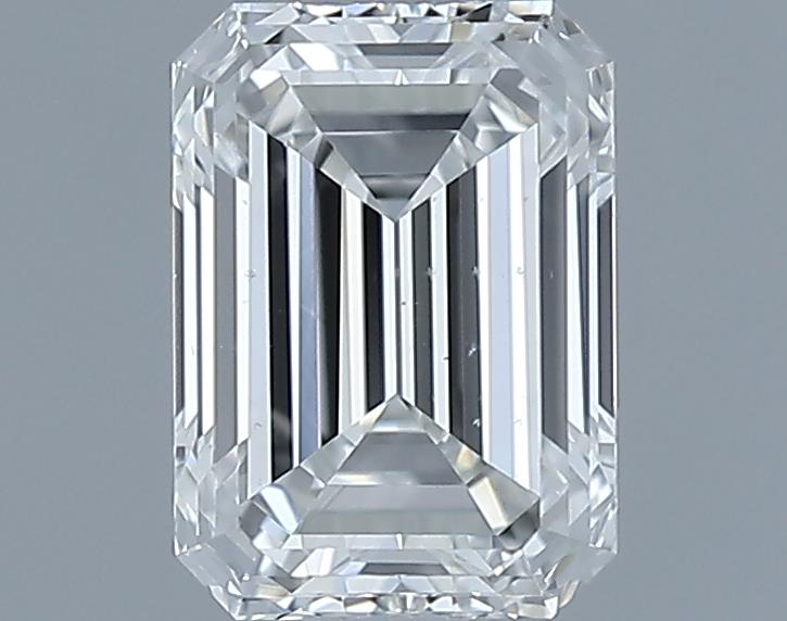 0.7ct Emerald F SI1 Natural Diamond