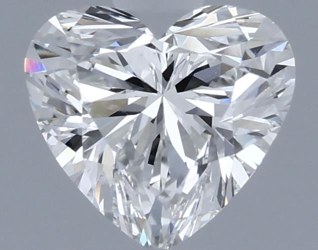 0.71ct Heart F SI1 Natural Diamond