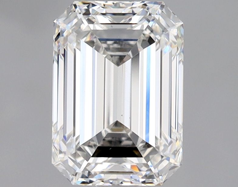 1.7ct Emerald E VS2 Natural Diamond