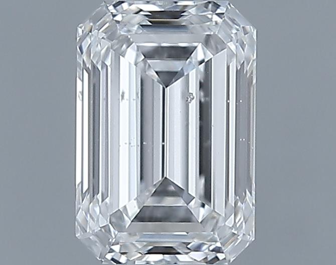 0.71ct Emerald E SI1 Natural Diamond