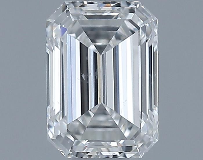 0.7ct Emerald F SI1 Natural Diamond