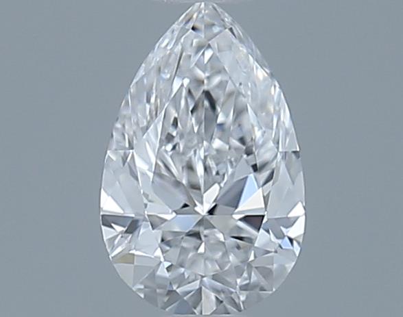 0.56ct Pear D IF Natural Diamond