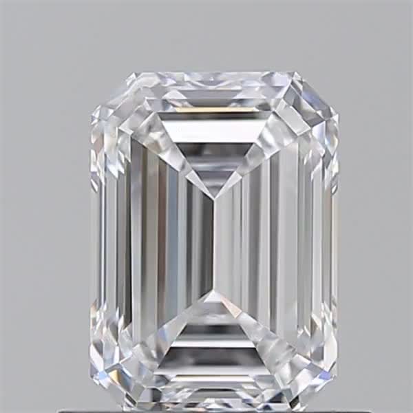 0.9ct Emerald D VVS2 Natural Diamond