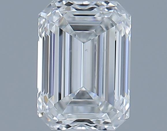 0.61ct Emerald F VS2 Natural Diamond