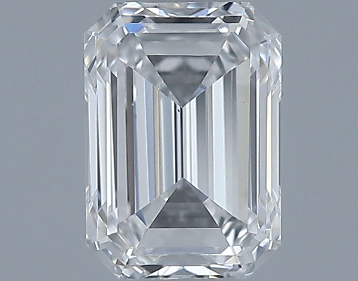 0.6ct Emerald F VS2 Natural Diamond