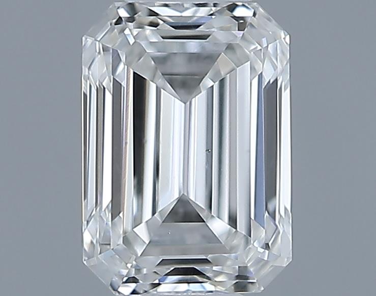 0.61ct Emerald F VS2 Natural Diamond
