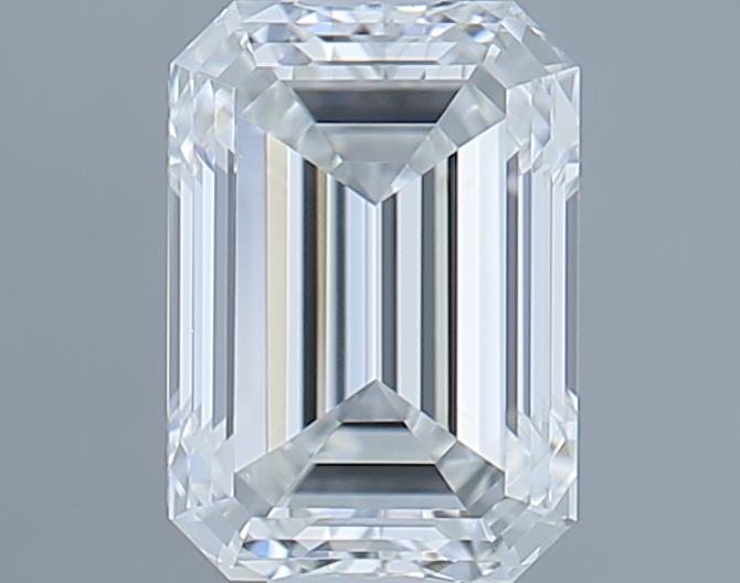 0.72ct Emerald F IF Natural Diamond