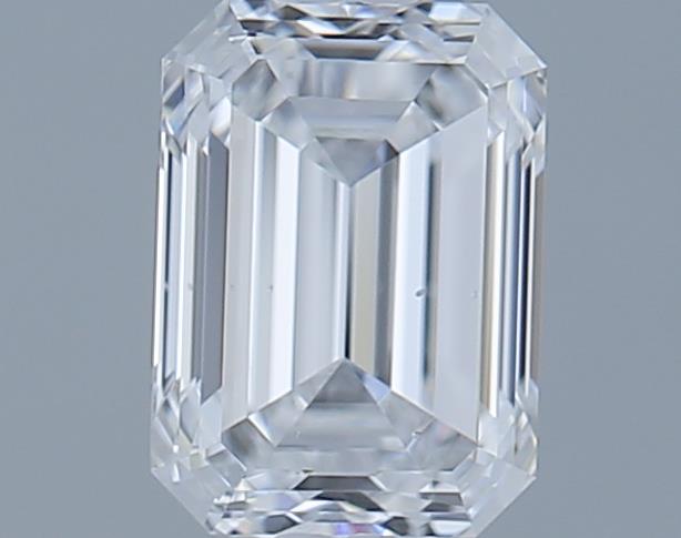 0.72ct Emerald D SI1 Natural Diamond