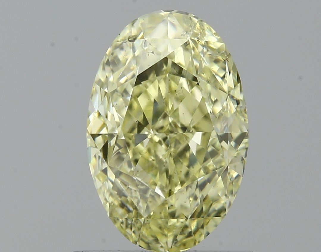 1.01ct Fancy Yellow Oval Natural Diamond
