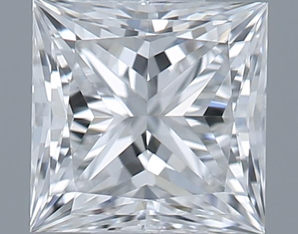 0.51ct Princess E VVS1 Natural Diamond