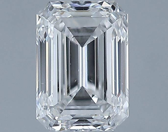 0.7ct Emerald E SI1 Natural Diamond