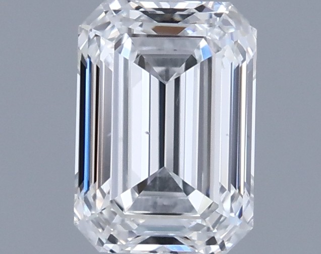 0.64ct Emerald F VS2 Natural Diamond