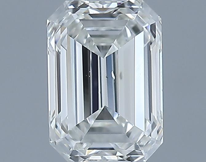 0.7ct Emerald H SI1 Natural Diamond