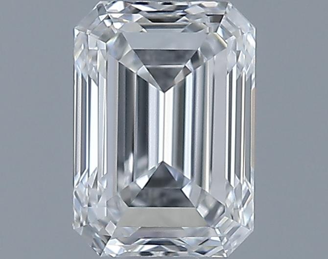 0.81ct Emerald D VVS1 Natural Diamond