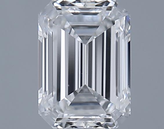 0.63ct Emerald F VS1 Natural Diamond