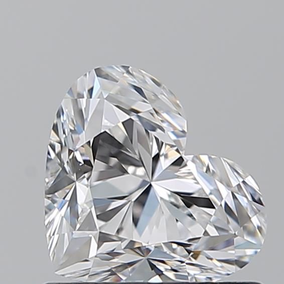 0.81ct Heart D VVS2 Natural Diamond