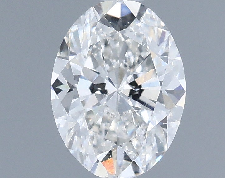0.63ct Oval F SI1 Natural Diamond
