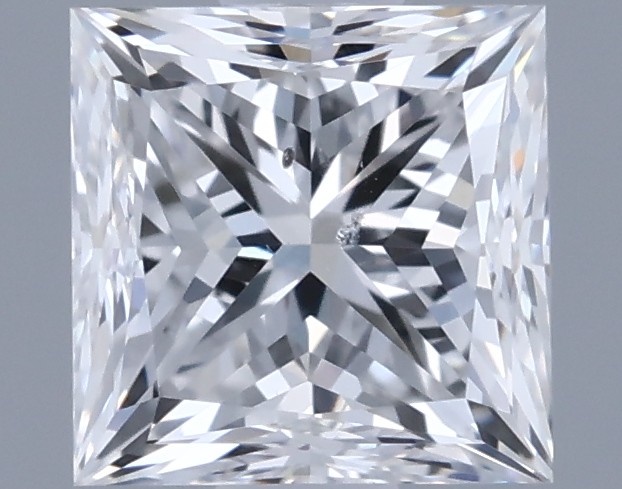 0.71ct Princess F SI2 Natural Diamond