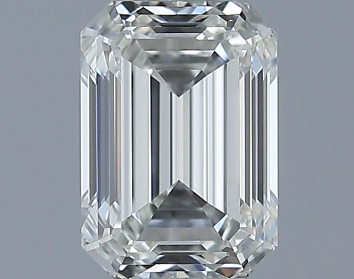 0.79ct Emerald J VVS1 Natural Diamond