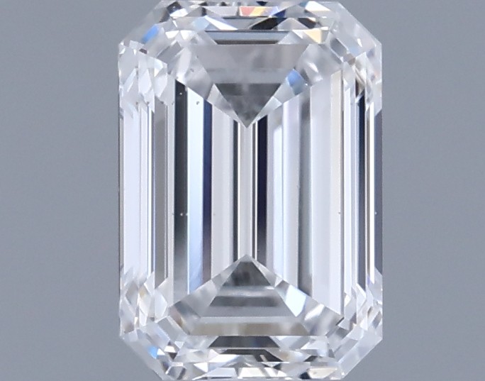0.62ct Emerald D SI1 Natural Diamond