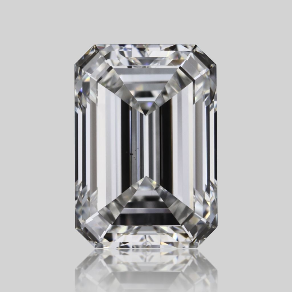 0.7ct Emerald F VS2 Natural Diamond