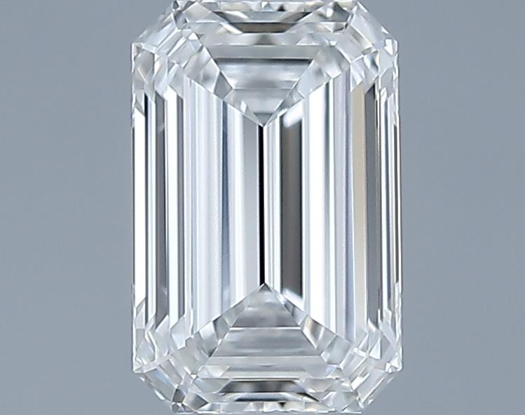 0.52ct Emerald F IF Natural Diamond