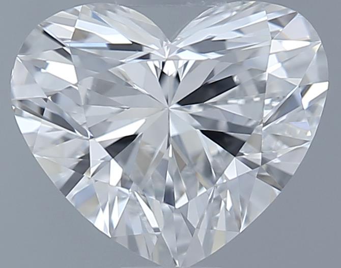 0.9ct Heart F VVS2 Natural Diamond
