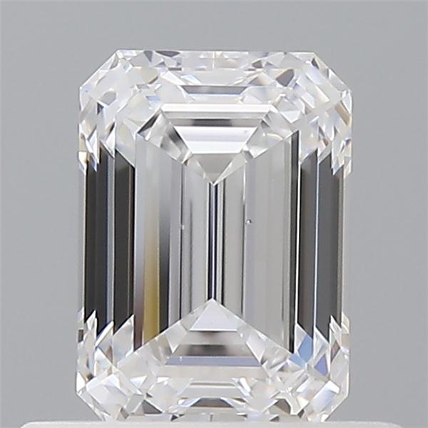 0.7ct Emerald D VS2 Natural Diamond
