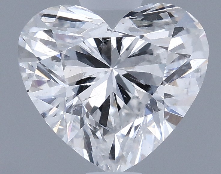 0.73ct Heart F SI2 Natural Diamond