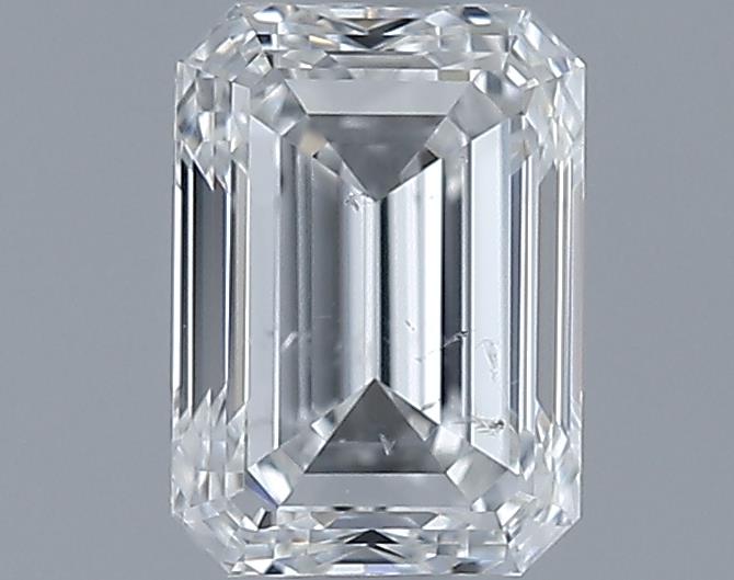 0.81ct Emerald F SI2 Natural Diamond