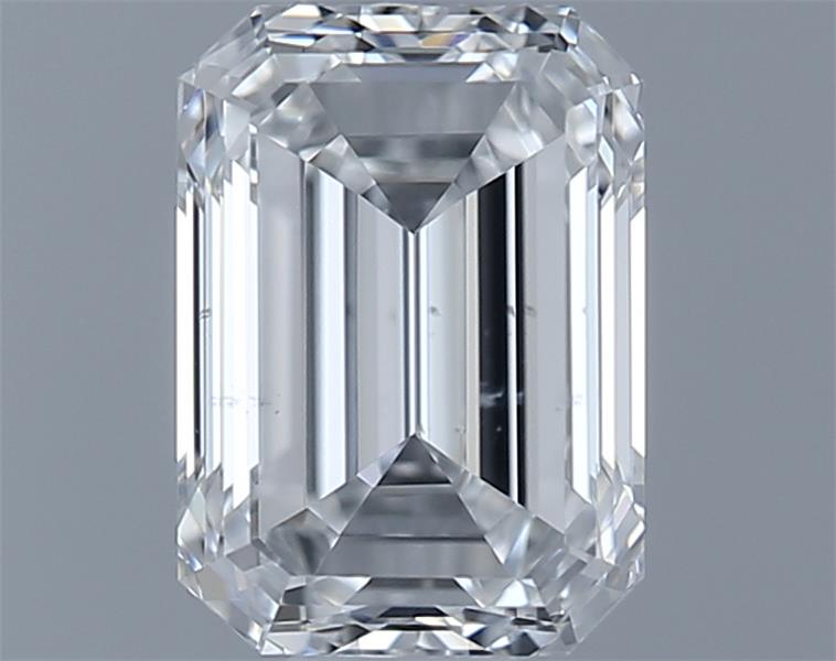 0.71ct Emerald F SI2 Natural Diamond