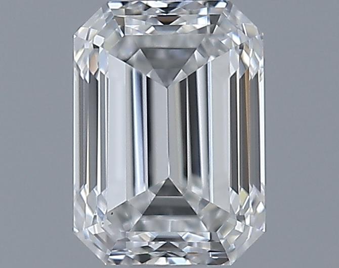 0.7ct Emerald E VS2 Natural Diamond