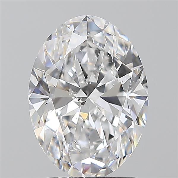 1.7ct Oval E SI2 Natural Diamond