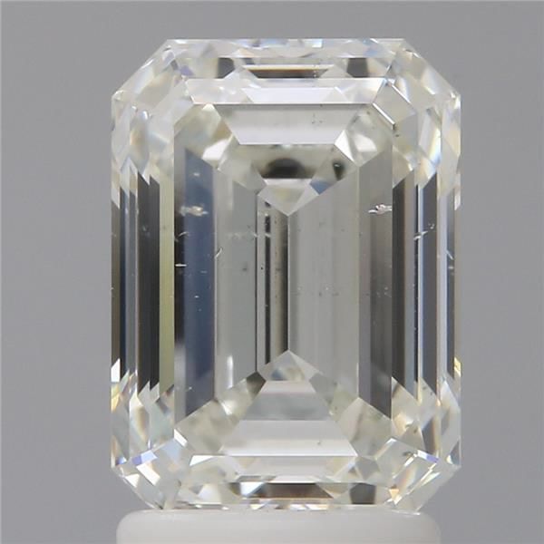 2.52ct Emerald H SI1 Natural Diamond