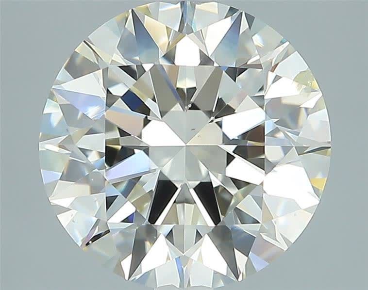 2.71ct Round J SI1 Natural Diamond