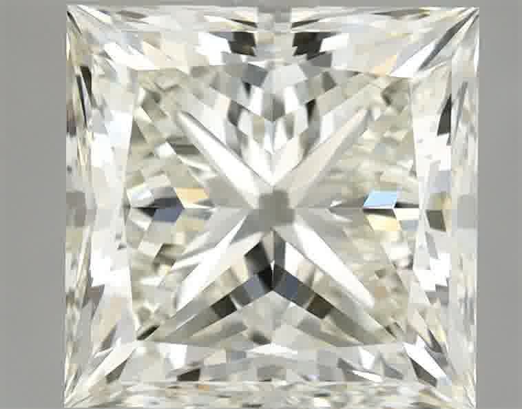 2.91ct Princess J VVS2 Natural Diamond