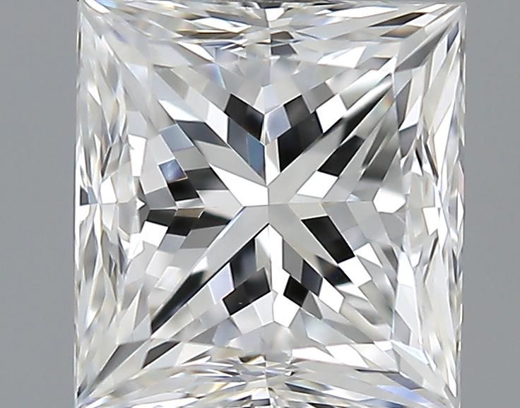 0.7ct Princess E VVS1 Natural Diamond