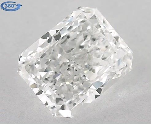 1.26ct Radiant G VVS1 Natural Diamond