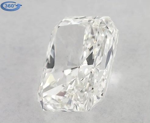 1.27ct Radiant I VS1 Natural Diamond
