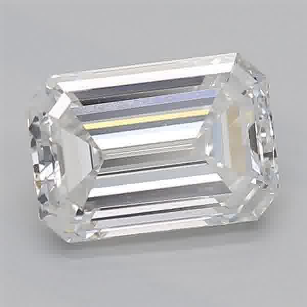 0.8ct Emerald F SI1 Natural Diamond