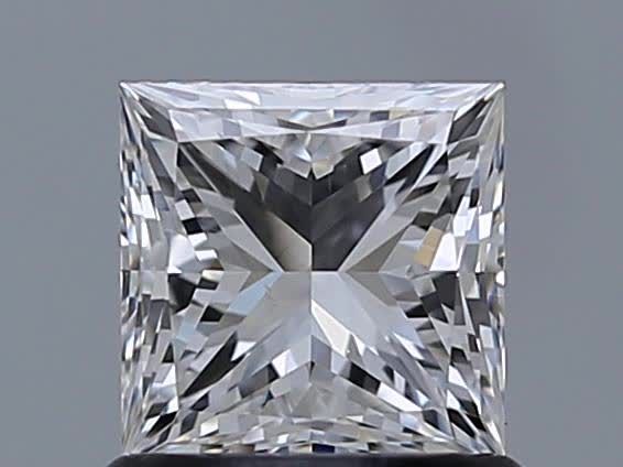 0.9ct Princess F VS2 Natural Diamond